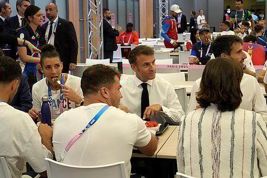 Paris Olympics 2024: France President Emmanuel Macron Seen As Athletes Start Arriving In Games Village - In Pics